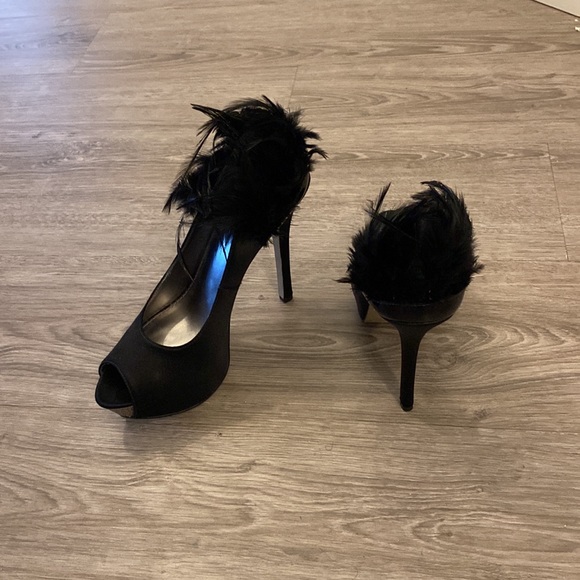 Enzo angioloni high heel size 40 with feathers - Picture 2 of 6